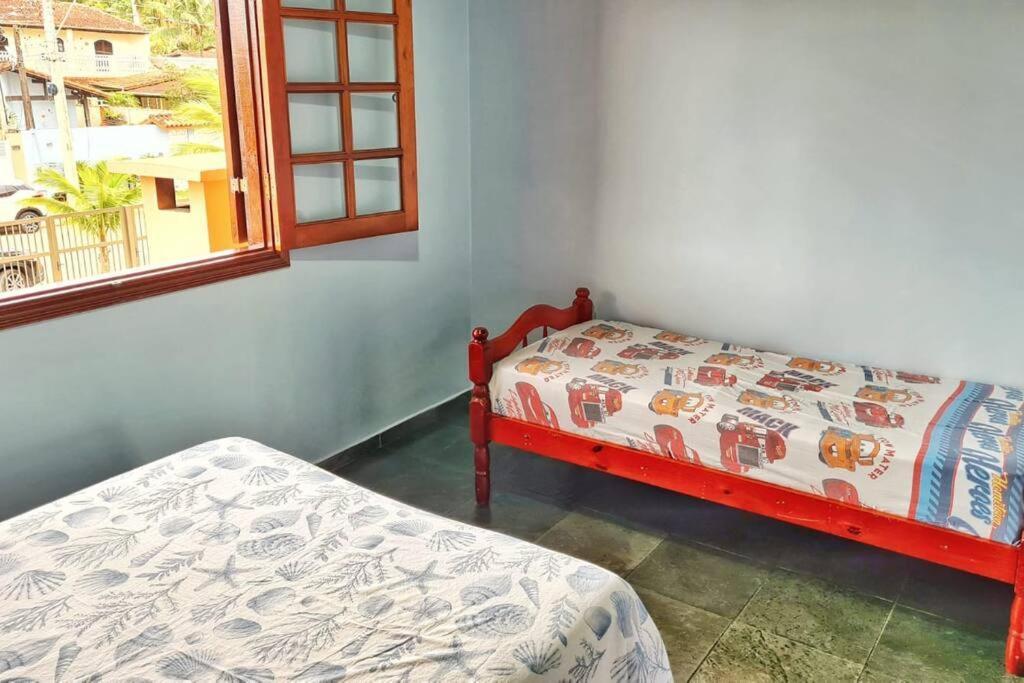100Mts Da Praia Com Churrasqueira, Piscina E Wi-Fi Caraguatatuba Exteriör bild
